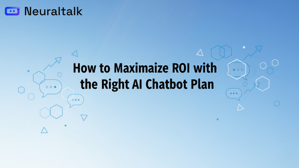 How to Maximize ROI with the Right AI Chatbot Plan